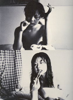 raveneuse:Shūji Terayama, Taken from Photothèque Imaginaire de Shūji Terayama: Les Gens de la Famille Chien-Dieu, 1975.