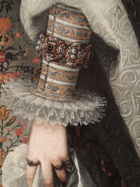 Margaret of Austria, Queen Consort of Philip III of Spain by Juan Pantoja de la Cruz, 1605-1608