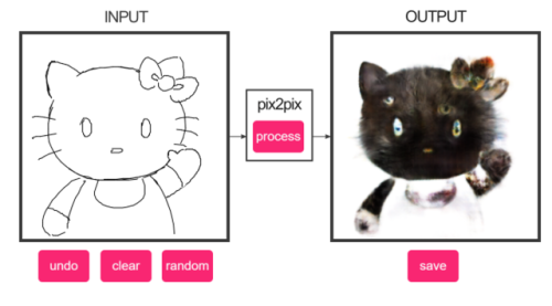 Playing with the Edges2Cats demo