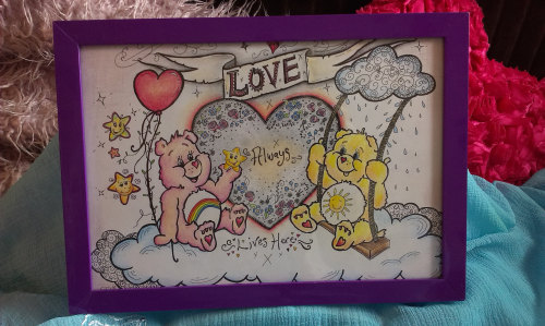 drawingmyselfonepixelatatime: Care Bears inspired ’ LOVE ‘