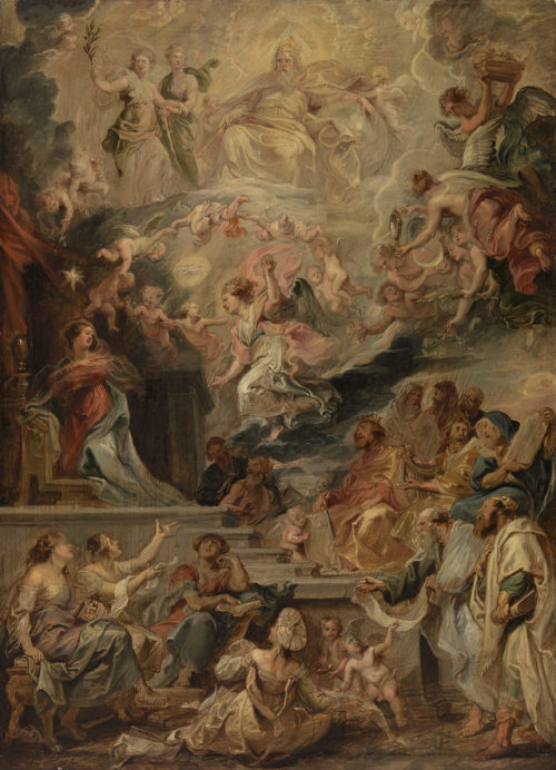 the-barnes-art-collection: The Incarnation as Fulfillment of All the Prophecies by Peter Paul Rubens