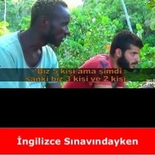 - Biz 5 kişi ama şimdi...