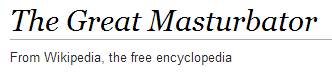 flamingno:  i can’t believe there’s finally a wikipedia article about me 