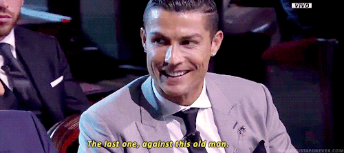 “The Last One Against This Old Man [Buffon]“. - Cristiano, When Asked About His Favorite Champions