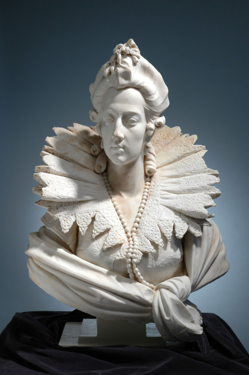 “Portrait bust of Archduchess Maria Magdalena of Austria, Grand Duchess of Tuscany (1589-1631)  by A