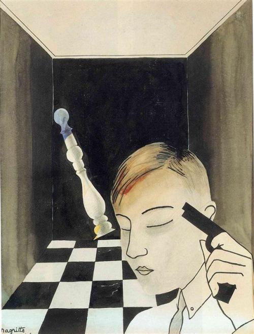 taf-art: René Magritte - Checkmate (1926)