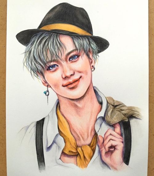 Taemin Inspiration from Everytime. #shineefanart #taemin#watercolorpencil #colorpencil. . かっこい