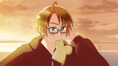 Alfred With A Slice Of Bread