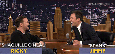 fallontonight:  Ricky Gervais stumps Jimmy in Word Sneak. 