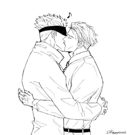 JJK (Jujutsu Kaisen) - Gonana (=Gojonana = Satoru Gojo x Kento Nanami)Original Source - https://twit