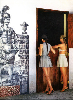 larameeee:  Image Via: Louise Dahl-Wolfe for Harper’s Bazaar, May 1946 nakedcowgirl vintage   