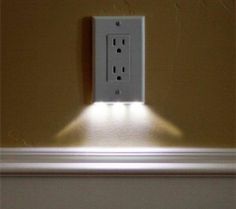 sweetestesthome:  these night light outlet covers use $0.05 of electricity per year