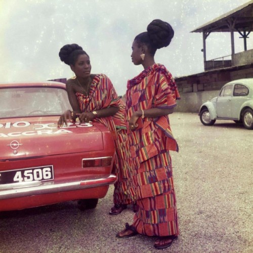 nobrashfestivity: James Barnor Two friends dressed for a church celebration with James’ c