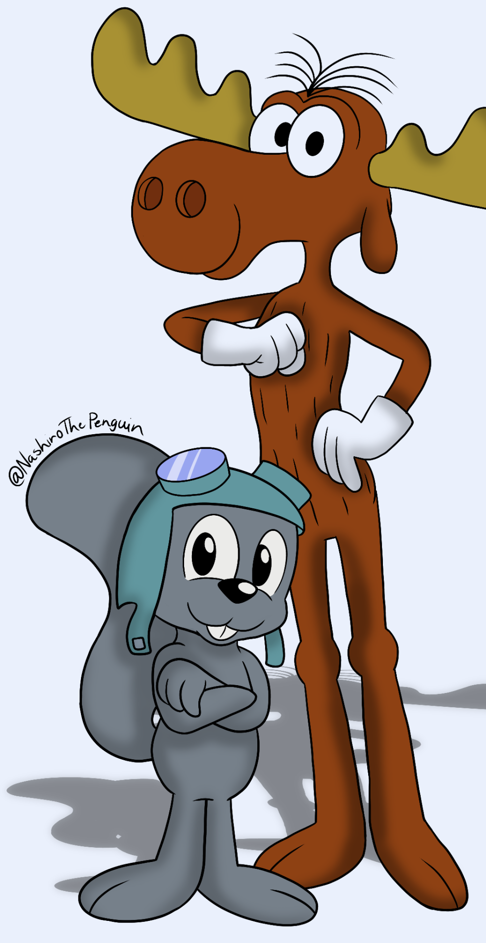 Rocky And Bullwinkle (2000s Style)