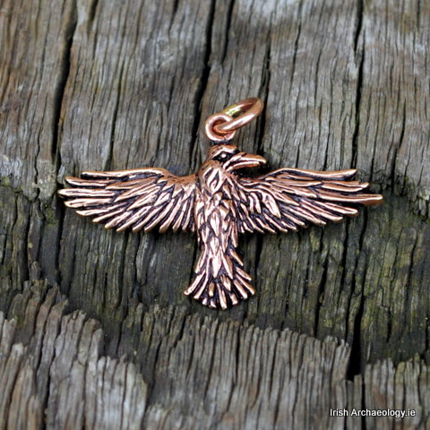 This beautiful bronze Raven is inspired by an ancient Irish goddess, The Morrigan. A prominent figur
