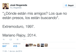 yodiscrepo:  Similitudes entre Extremoduro y Mariano Rajoy. ¿Quién lo iba a decir?