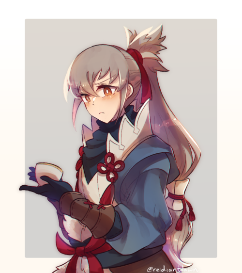 More commission art - a grumpy Takumi and a thoughtful Lukas! ✨