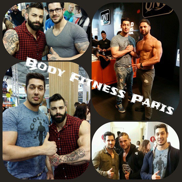 Salon du Body Fitness a Paris aujourdhui avec le broo @julienroadtoaesthetic !! Rencontre