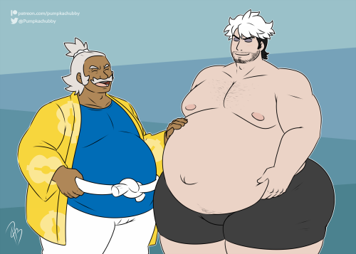 Chubby Professor Guzma 4 - Bigger than a KahunaSeems like Hala is quite happy seeing Guzma becoming 