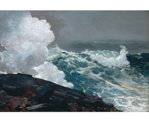 Winslow Homer, Northeaster, 1895 / reworked 1901. Oil on canvas. USA. Via The MetOn the Maine coast,