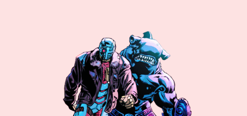 hawkmans:   [ DC Meme ] 1/6 Pairings - King Shark &amp; Deadshot “When this is over, Deads