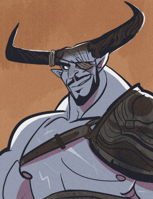 brandonwuart:Just wanted to do some simple portraits of the companions from Dragon Age: Inquisition.