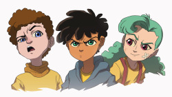 rjdrawsstuff:  The Camp Camp trio, Boondocks