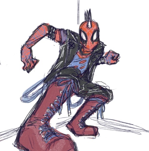 WIP Of Hobie Brown Aka Spider-Man Aka Spider-Punk