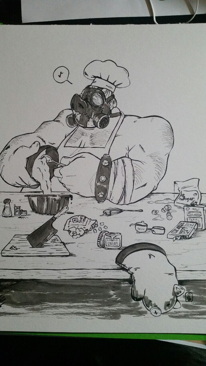 sujeysboys:  Inktober 1: Patron reward of Cookhog :0 