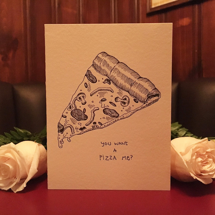 mymodernmet:  Illustrator Serves Up Delicious Food Puns in Amusing Series of Greeting