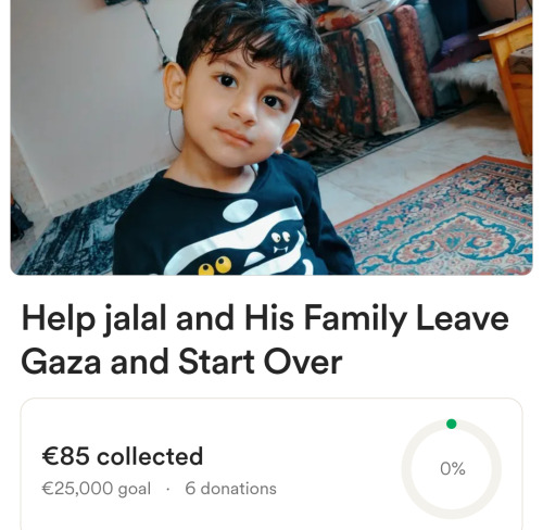 HelloHow Are You, My Friend?I Am Jalal From Palestine - Gaza I Hope You Will Help Me Spread The Donation