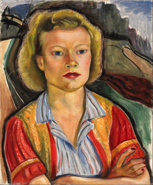 igormag:Prudence Heward (1896–1947), Farmer’s Daughter, 1945.oil on canvas, 61 x 51 cm