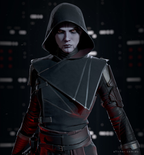 cinemagorgeous: Gorgeously rendered CGI tribute to Asajj Ventress from Star Wars: The Clone Wars. By