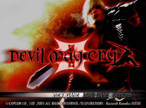 Capcom Devil May Cry 3 Dante's Awakening Promotional Vintage Wall Scroll  PS2