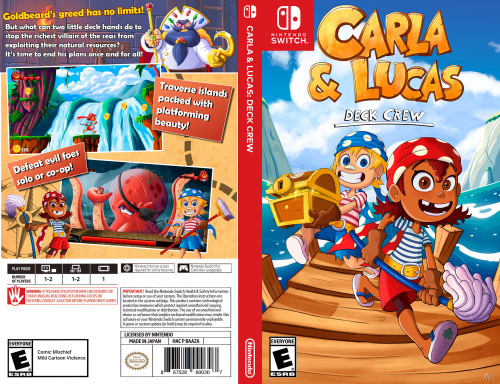 Carla &amp; Lucas: Deck Crew box art and mockup screenshots!
