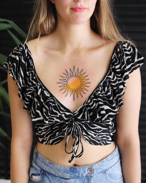 SUN thanks for energy this morning #patrykhilton #sun #suntattoo #goldensun #ttt #madeinbydgoszcz #