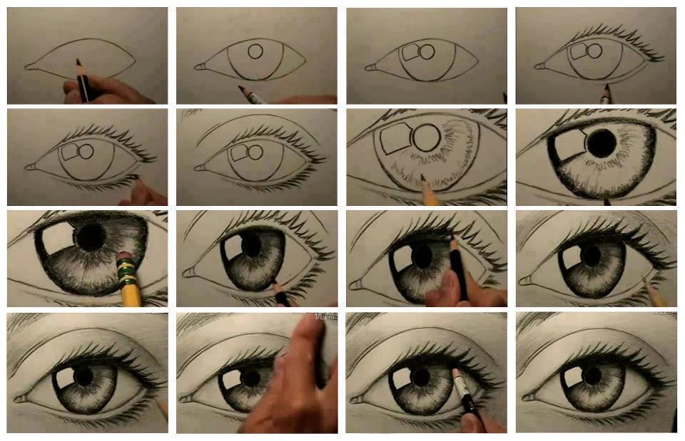 Eye easy drawing ideas