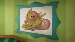 marsvenusnsfw:The painting Fluttershy has