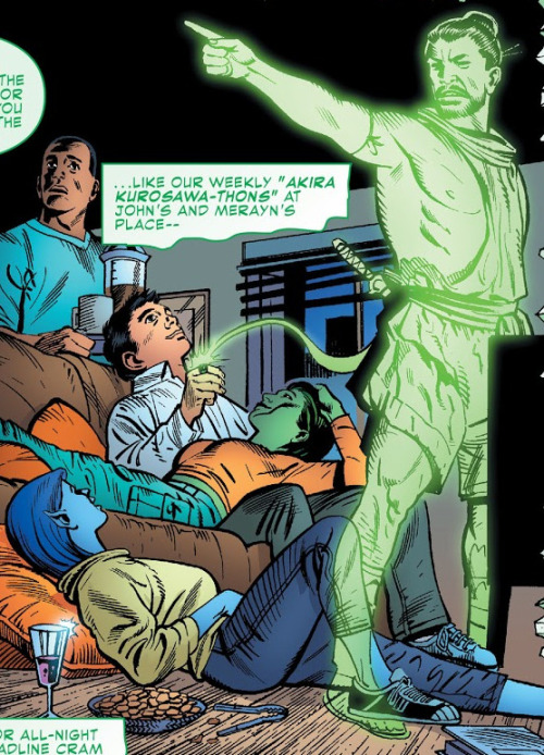 sarahlovescomics:Kyle and John are my favorite Lanterns and I’m just missing their dynamic. 