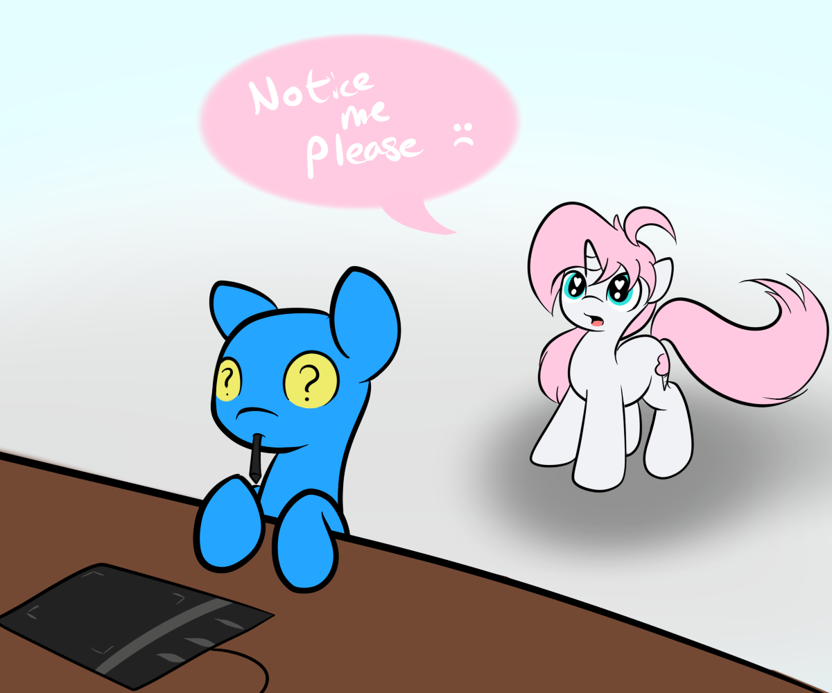 theonlycottoncandy:  I just want to be noticed :C  D'awwww!!! ;w; &lt;333