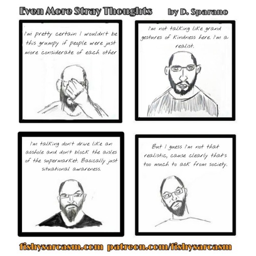 Sparano&rsquo;s Stray Thoughts 2/15 - I ponder humanity and civility. Please like my comic here and 