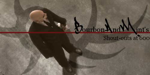 bourbonandmint:Well will you look at that? Six hundred of you have decided to follow this blog that,