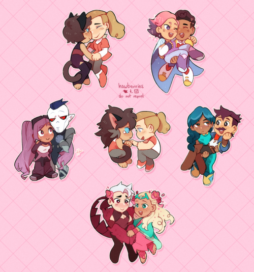 you know? sometimes, people are just in lovestickers here[image is six chibi drawings arranged on a 