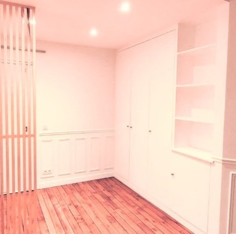 Paris Family Room LibraryExample Of A Large Transitional Open Concept Light Wood Floor And Brown Floor