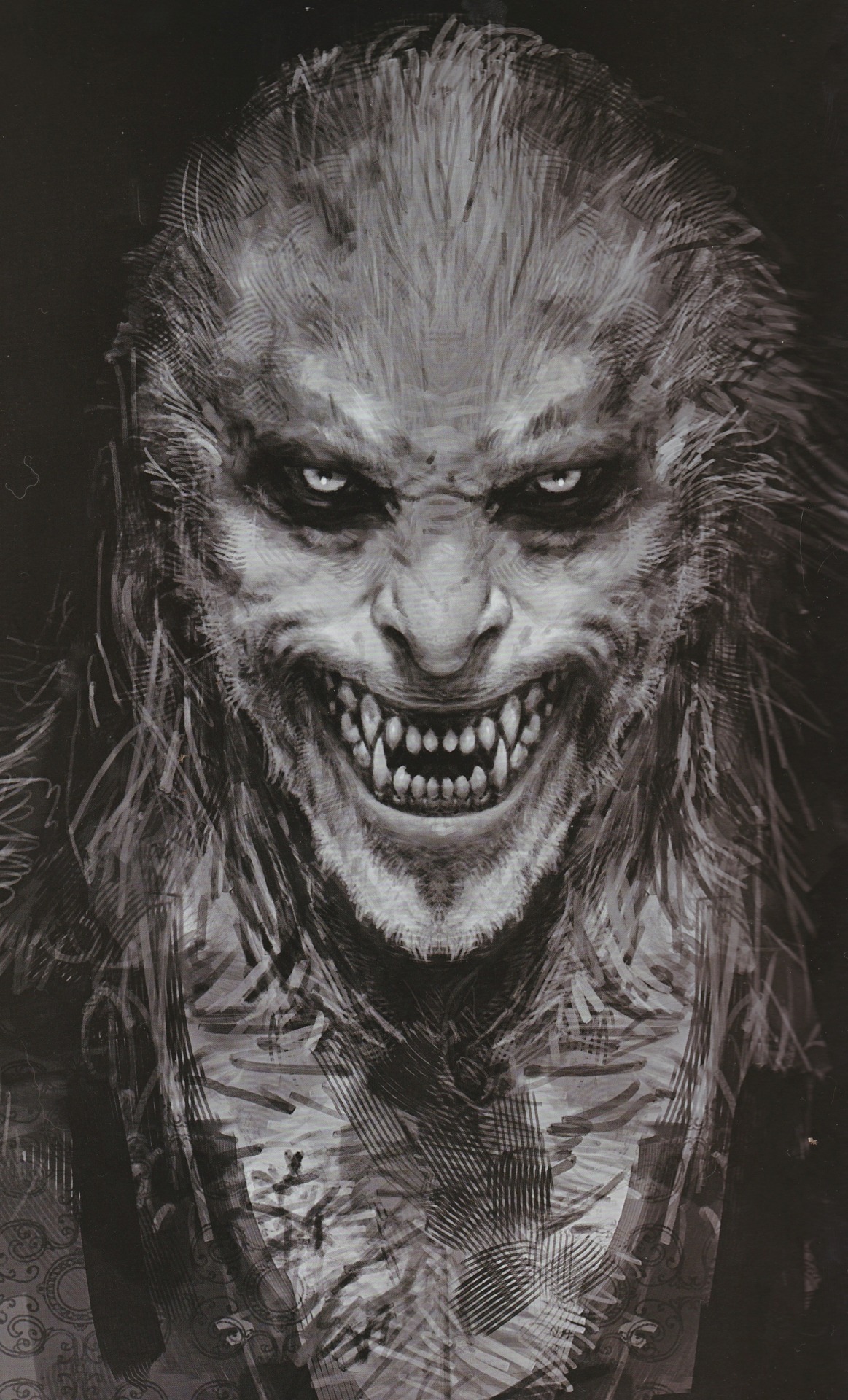 Parlez Vous Loup Garou Concept Art Of Fenrir Greyback By Rob Bliss For