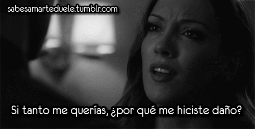 jalissa-loving-blr:  ¿Por qué? ¿Qué te hice yo?  Yo no tengo la culpa de que ellos te