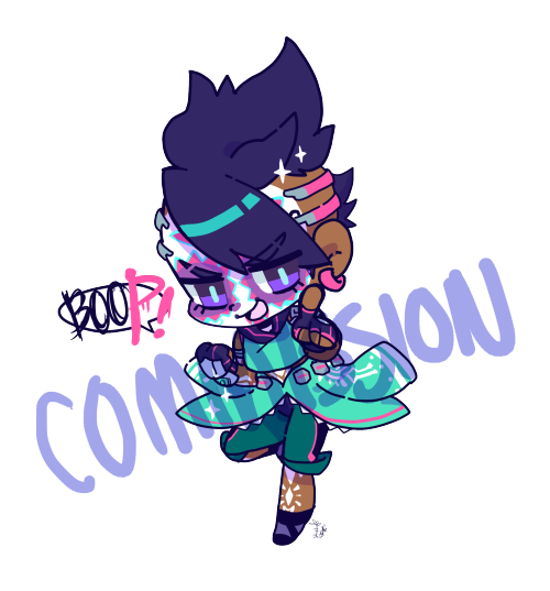 iopiu:Azúcar Sombra chibi commission for @lenaxton !!!Loads of fun to do, love me those OW commissio