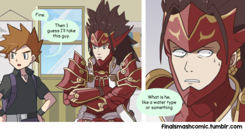 finalsmashcomic:  The Only Way To Decide Smell ya later, Ryoma. You’re going to be bestest buds. (…and thus, Corrin’s decision-making adventures come to an end!) 