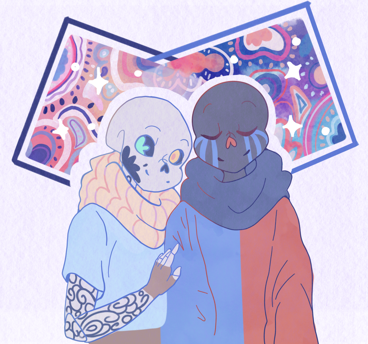 shipping H E L L — Creator ink!sans: @comyet Creator dream!sans