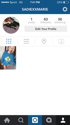 Made a new Instagram that I will start expressing myself on much more. 😁